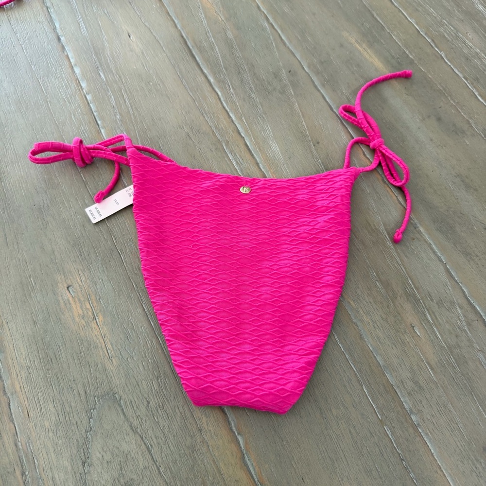 Victoria Secret String bikini bottom textured  cheeky bottom only - Picture 7 of 11